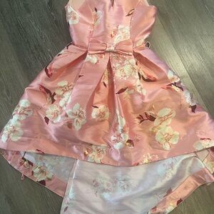 Speechless Pink Floral High-Low Dress